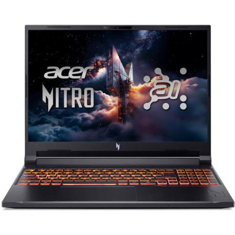 ANV16-61-R9U9, 16/2.5K/Ryzen AI 9 365/32GB/S1TB/RTX5070-8GB/DOS/BLK/2Y