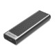 Vention M.2 NVMe SSD Enclosure (USB 3.1 Gen 2-C) with Heat Sink Gray Aluminum Alloy Type