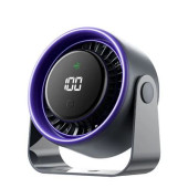 Vention Desktop Air Circulation Fan Gray Smart Digital Display