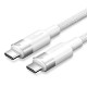 Vention USB 3.2 Gen2 C Male to C Male 10Gbps Cable 1M White Aluminum Alloy Type