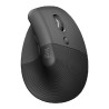 Logitech Lift Vertical Ergonomic Wireless Mouse for Business, right, Black