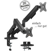 Transmedia Flexible dual monitor mount with spring system