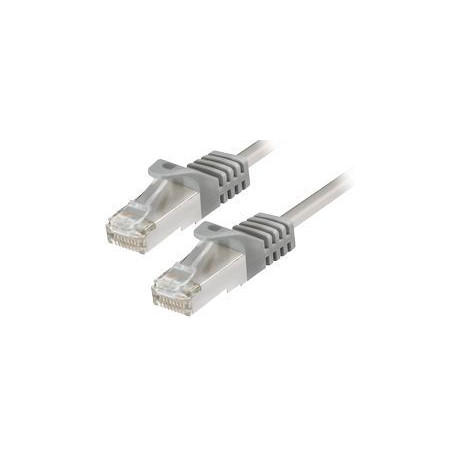 Transmedia CAT6a SFTP Patch Cable 15m grey