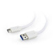 Gembird USB 3.0 AM to Type-C cable (AM CM), 1,8m, white
