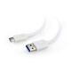 Gembird USB 3.0 AM to Type-C cable (AM CM), 3m, white