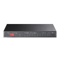 TP-Link 10-port Gigabit PoE preklopnik (Switch), 9×10/100/1000Mbps RJ45 Ports (6x PoE+, 2x PoE++, 2x Gigabit Non-PoE), 1×1000