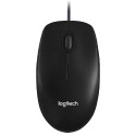 Logitech M100 optički miš, USB, crni (910-006652)