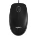 Logitech B100 optički miš, USB, crni (910-003357)