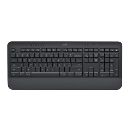 Logitech K650 Signature bežična tipkovnica, USB, crna (920-010945)