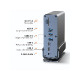 Roline VALUE Docking station USB-C, HDMI/DP 4K60, G-LAN, USB-A, USB-C, PD, SD/microSD, Audio