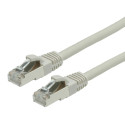Roline VALUE S/FTP (PiMF) mrežni kabel oklopljeni Cat.6 (LSOH), 2.0m, sivi