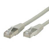 Roline VALUE S/FTP (PiMF) mrežni kabel oklopljeni Cat.6, 0.5m, sivi