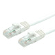 Roline VALUE UTP mrežni flat kabel Cat.6/Class E, halogen-free, 1.5m, bijeli