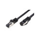 Roline VALUE S/FTP mrežni kabel Cat.8 (Class I), LSOH, stranded, 3.0m, crni