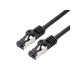 Roline VALUE S/FTP mrežni kabel Cat.8 (Class I), LSOH, stranded, 1.0m, crni