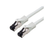 Roline VALUE S/FTP mrežni kabel Cat.8 (Class I), LSOH, stranded, 1.0m, sivi