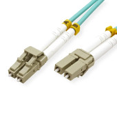 Roline VALUE optički kabel 50/125µm LC/LC, Duplex, OM3, 0.5m, tirkizni