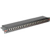 Roline Cat.6/Class E 19" Patch Panel 24-porta STP, crni