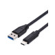STANDARD USB3.2 Gen1 kabel TIP A-C M/M, 0.5m