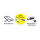 Roline USB2.0 OTG kabel TIP A(F) na Micro B(M), 0.15m, crni