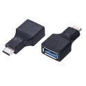 Roline VALUE adapter, USB 3.2 Gen1 (C) na USB 3.1 Gen1 (A), M/F, OTG, crni