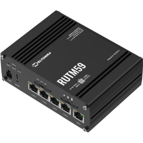 Teltonika RUTM55 Industrial 5G Wi-Fi, Serial, I O, eSIM Wi-Fi Router