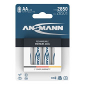 Ansmann NiMH Rechargeable battery AA HR6 type 2850 (min. 2650 mAh) 4 pcs. blister packaging