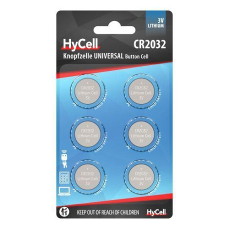 Ansmann Lithium Coin cells CR2032 6pcs blister packaging
