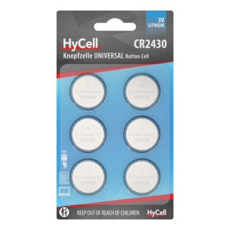 Ansmann Lithium Coin cells CR2430 6pcs blister packaging