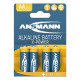 Ansmann X-Power Alkaline Battery AA LR6 4 pcs. paper blister