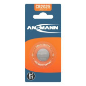 Ansmann Lithium Coin cell CR2025 1pcs blister packaging