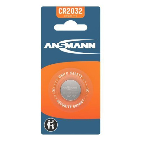 Ansmann Lithium Coin cell CR2032 1pcs blister packaging