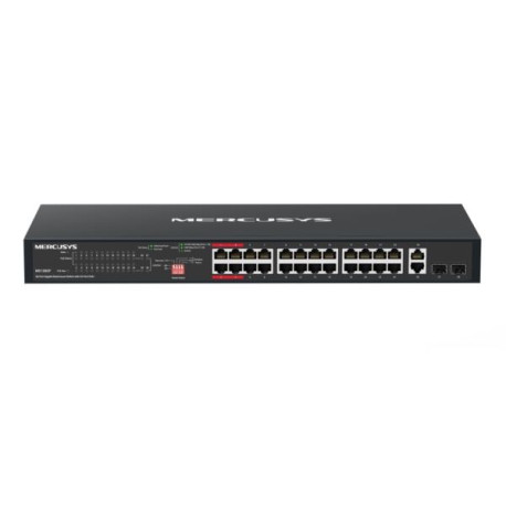 Mercusys 28-Port Gigabit Rackmount Switch with 24-Port PoE