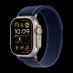 Watch Apple Watch Ultra 2 (2024) LTE 49mm Natural Titanium Case with Trail Loop S/M - Blue