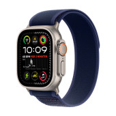 Watch Apple Watch Ultra 2 (2024) LTE 49mm Natural Titanium Case with Trail Loop S/M - Blue