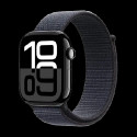 Watch Apple Watch Series 10 GPS + Cellular 46mm Jet Black Aluminium Case with Sport Loop - Black