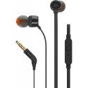 JBL T110E, in-ear slušalice s mikrofonom i upravljanjem s jednom tipkom, crne