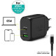 Port zidni punjač 65W type C GaN2 + USB-C kabel 2m