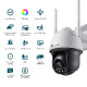 TP-Link VIGI 4MP Outdoor Full-Color Wi-Fi Pan Tilt Network Camera (4mm)