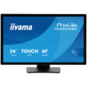 IIYAMA Monitor LED T2452MSC-B2 24" DeepContrast PCAP+ 10pt touchscreen 1920x1080 120Hz 400cd 5ms HDM