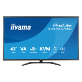 IIYAMA Monitor LED X4373UHSU-B2 KVM Switch 42.5" VA LED 3840 x 2160 60hz 450cd 3ms HDMI DP USB Type