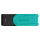 Kingston  128GB Portable USB 3.2 Gen 1 DataTraveler Exodia S (Black/Turquoise)