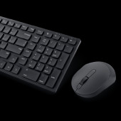 Dell Pro Compact Silent Keyboard and Mouse - KM555 - Adriatic (QWERTZ)