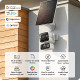 TP-Link Tapo C675D kamera + Tapo A202 Solar panel, 4K/8MP (3840x2160), 10000mAh punjiva li-lon bater, microSD, 6×Spotlights,