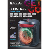 Prijenosni zvučnik Defender Boomer 45, BT/FM/USB/microSD, RMS 45W