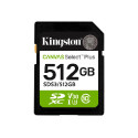Kingston 512GB SDHC Canvas Select Plus Gen 3 150R512GB SDXC Canvas Select Plus 150R C10 UHS-I U3 V3
