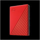 WD My Passport 6TB Portable, USB 3.0 crveni