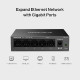 Mercusys MS105GS 5-Port Gigabit Desktop preklopnik (Switch) 5×10/100/1000Mbps, Plug & Play, Auto-Negotiation, Auto-MDI/MDIX,