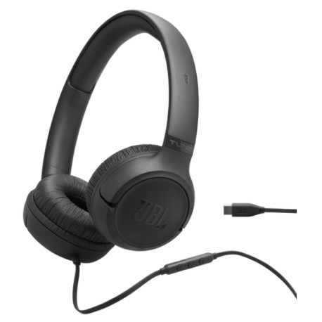 JBL Tune 530, naglavne slušalice, USB-C, crne