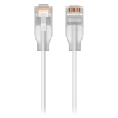 Ubiquiti UACC-Cable-Patch-EL-0.3M-W Nano-thin patch cable with 2.5 GbE support designed to show Ethe